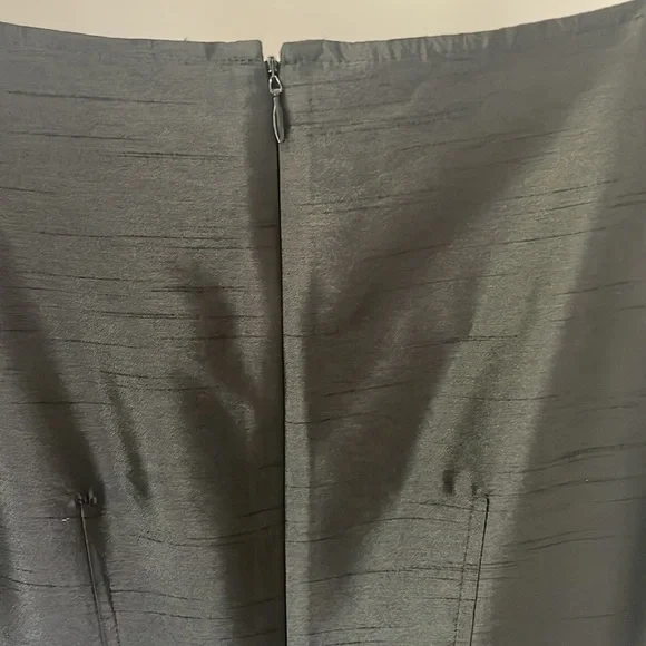 Banana Republic Size O Black Taffeta Dress - Picture 8 of 11